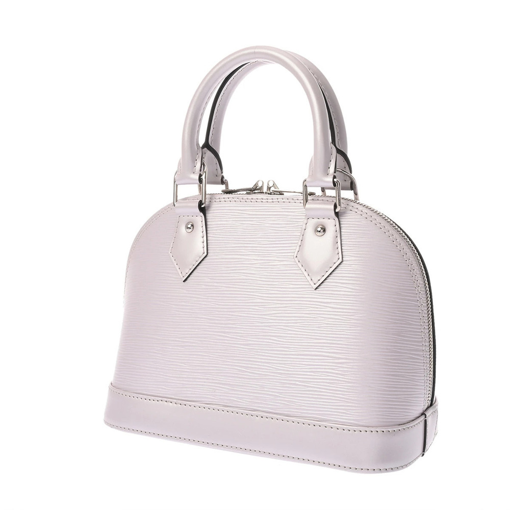 Louis Vuitton Epi Purple Leather Alma Handbag Nacre Lilac Purple
